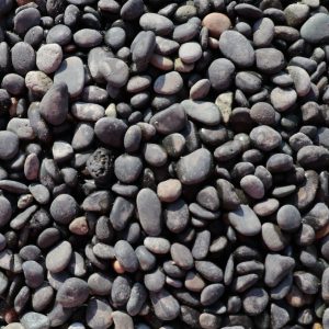 Beach Pebbles Black 8-16mm (Castlegrind Black)